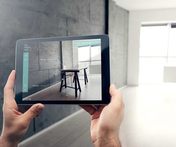 Augmented Reality Being Used To Display Furniture