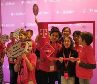 T-Mobile Bring your kid to work day